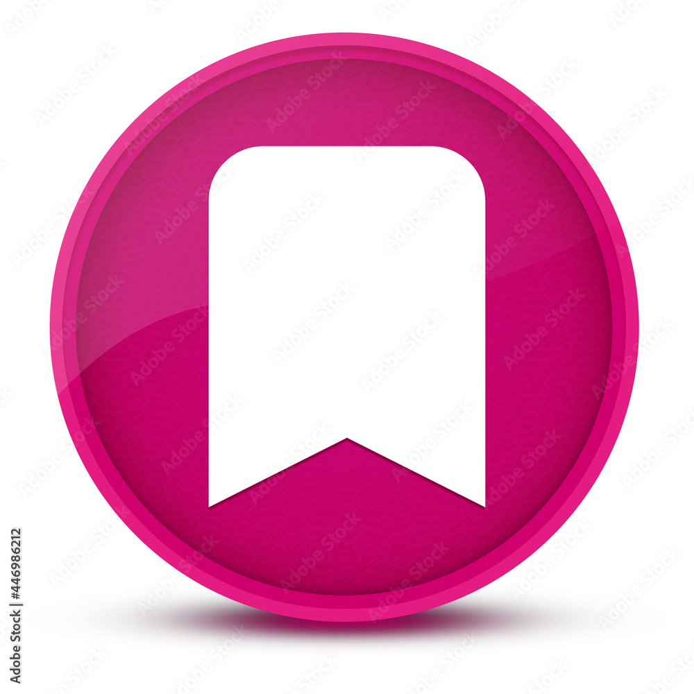 Bookmark luxurious glossy pink round button abstract Bookmark luxurious glossy pink round button abstract