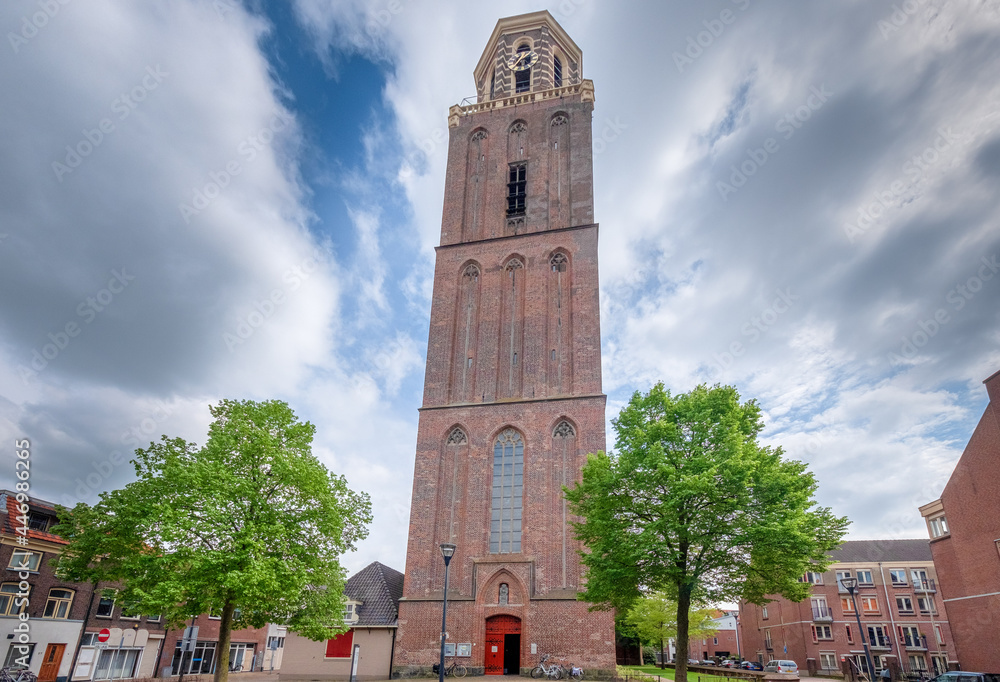 De Peperbus of Onze Lieve Vrouwetoren in Zwolle, , Overijssel province, The Netherlands