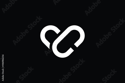 CM logo letter design on luxury background. MC logo monogram initials letter concept. CM icon logo design. MC elegant and Professional letter icon design on black background. M C CM MC