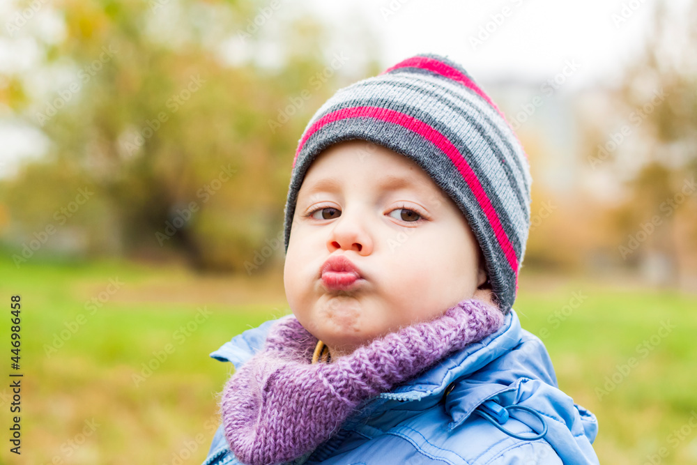 Autumn mood. A boy poses against a background of yellow leaves.Autumn portrait of a child, emotions. Sight. Cute smiling boy. Autumn mood. A boy poses against a background of yellow leaves.Autumn portrait of a child, emotions. Sight. Cute smiling boy.