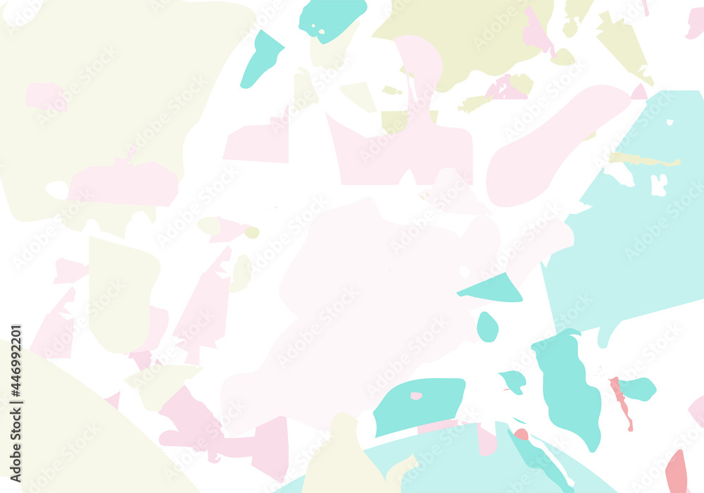 Terrazzo modern abstract template. Pink and blue Terrazzo modern abstract template. Pink and blue