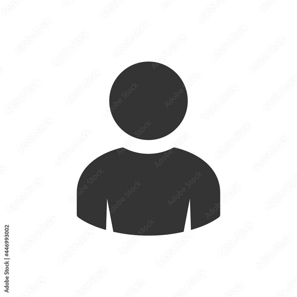 avatar icon, profile icon, Member Login Vector isolated Stock Vector