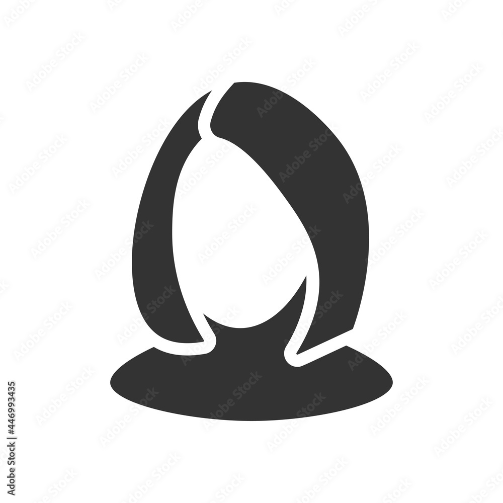 Female, girl head, people profile, woman user icon Female, girl head, people profile, woman user icon