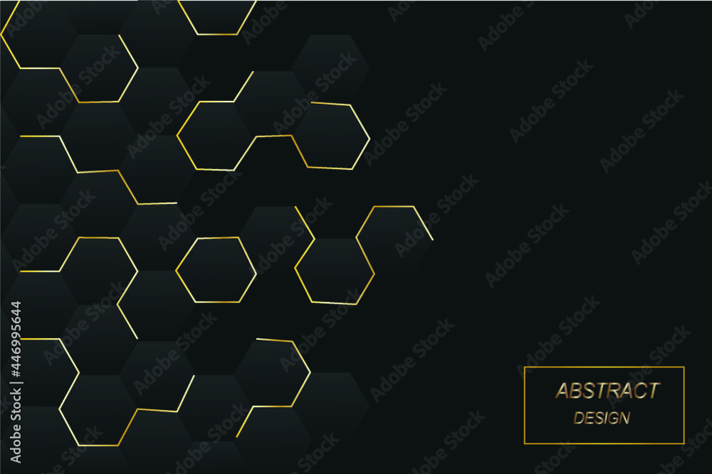 abstract background with hexagons abstract background with hexagons