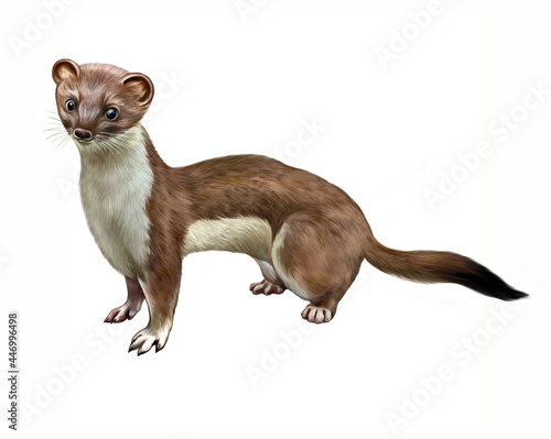 Weasel (Mustela nivalis) photo