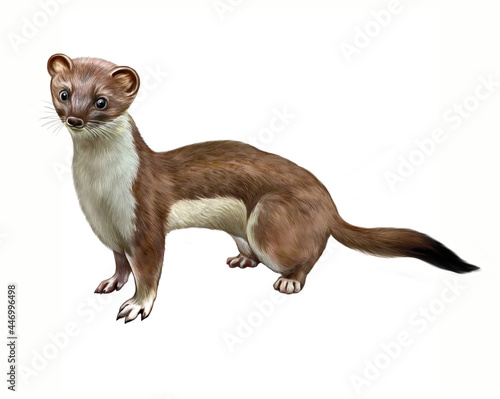 Weasel (Mustela nivalis)