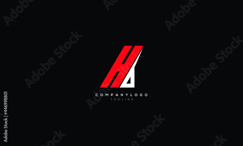 HB BH H AND B Abstract initial monogram letter alphabet logo design