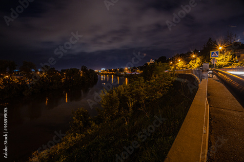 evening embankment of the city of Penza