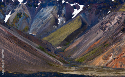 Colourful mountains in Iceland