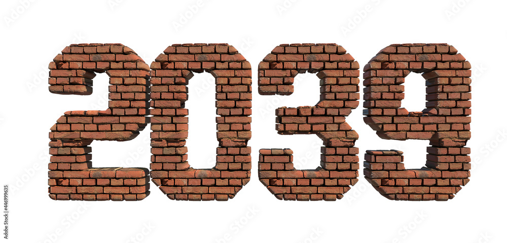 2039 red brick wall bold letters isolated on white 3d-illustration
2039 red brick wall bold letters isolated on white 3d-illustration