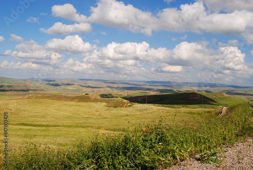 Paysages divers Algériens, hautes plaines, montagnes