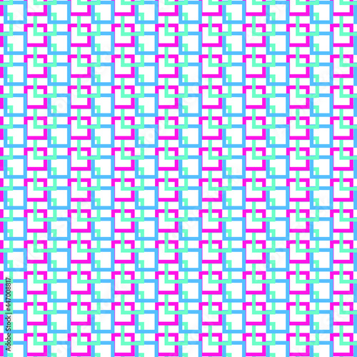 Modern Geometric Square Seamless Pattern