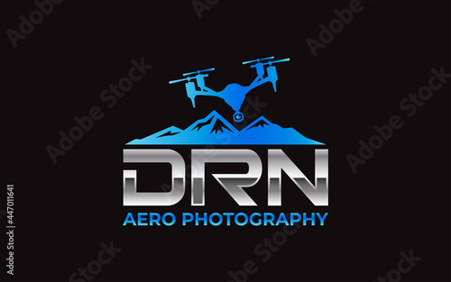 Illustration graphic vector future of drone technology logo design template