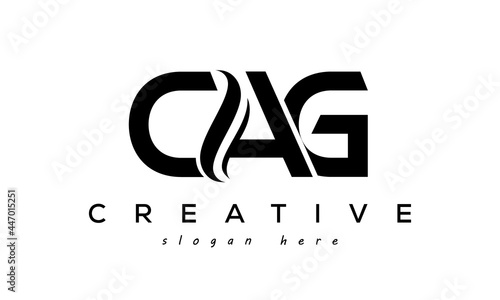 Letter CAG creative logo design vector	