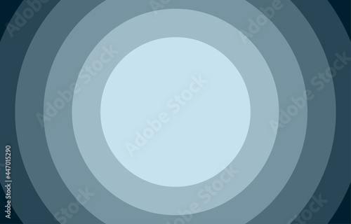 blue circle background light to dark gradation,copy space,concept geometric shapes technology futuristic wallpapers vector illustration