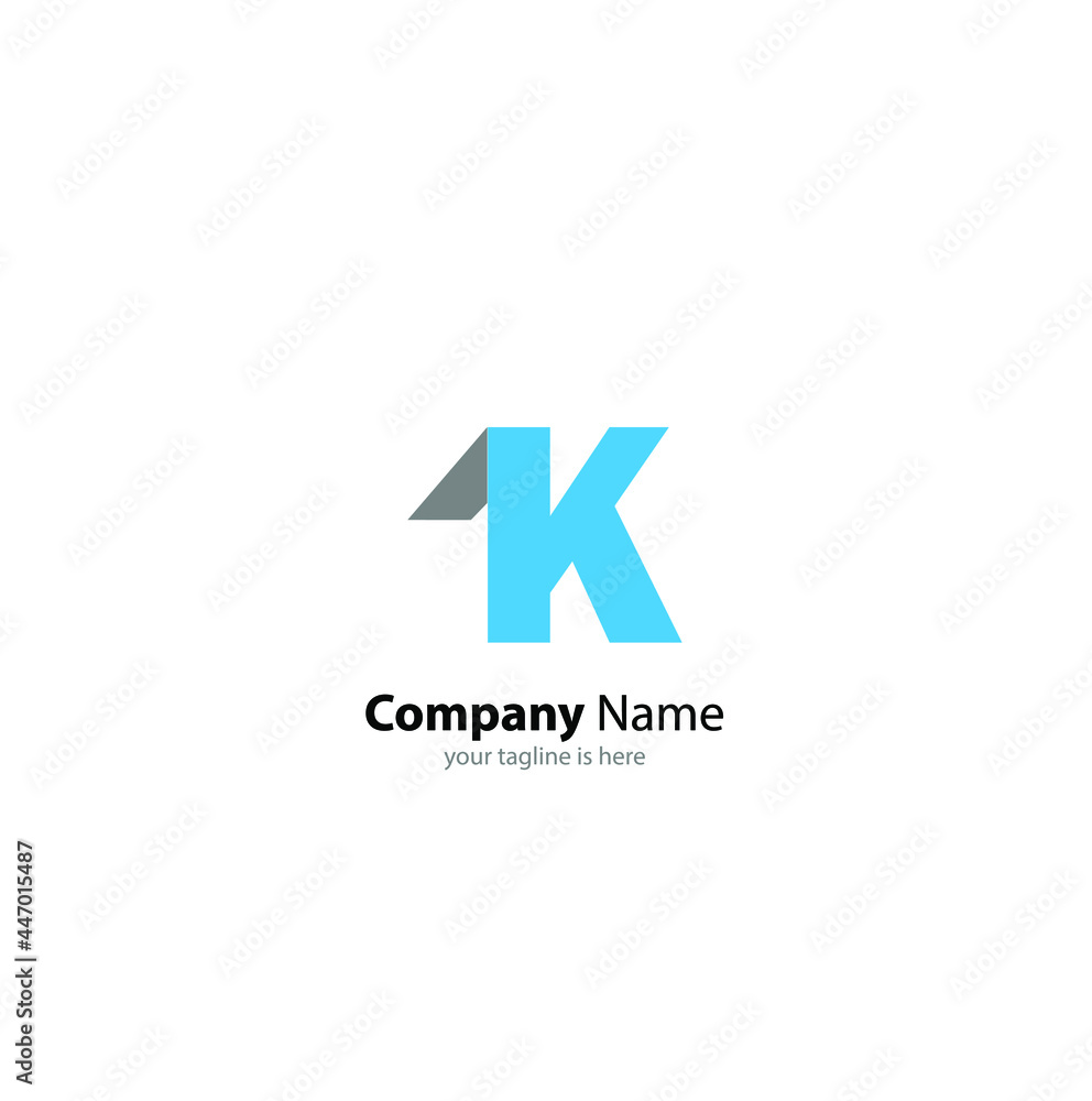 letter k logo concept for company with white background, minimalist style letter k logo concept for company with white background, minimalist style