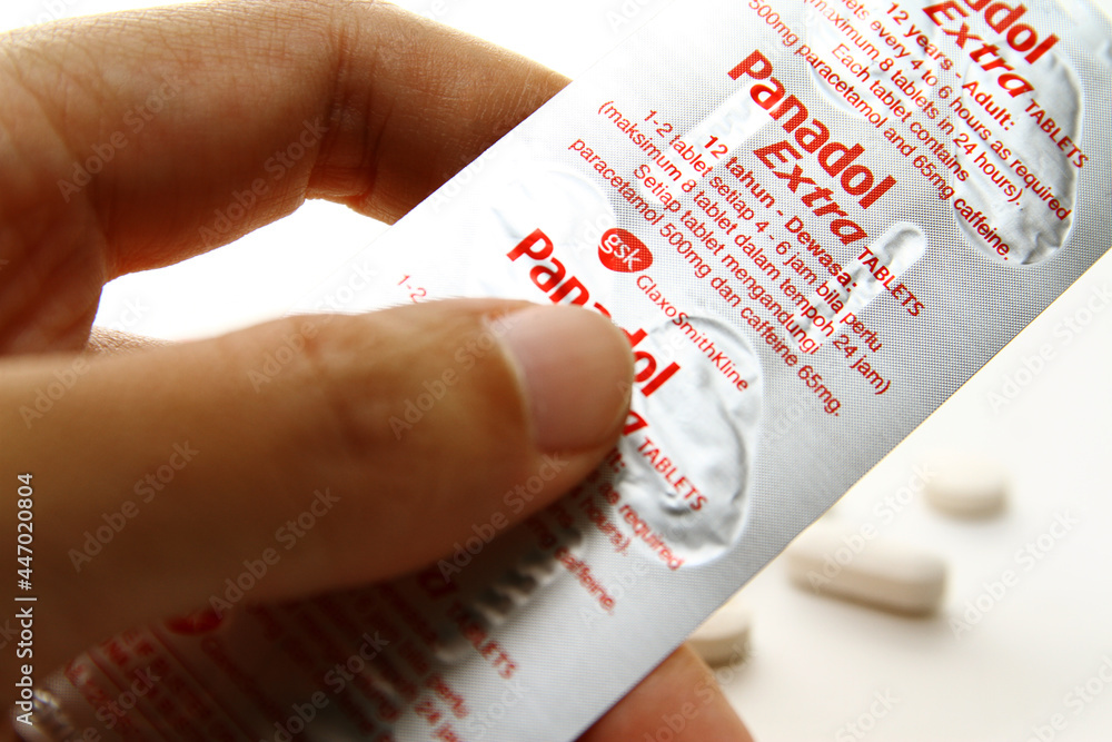 Panadol Extra is a dual formulation of paracetamol and caffeine