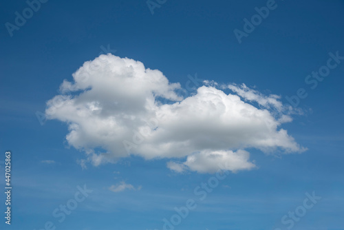 Blue sky with white clouds