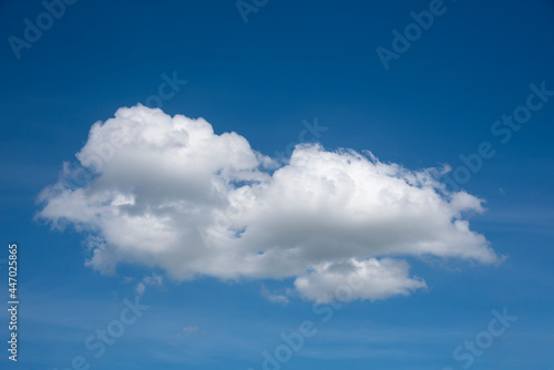 Blue sky with white clouds