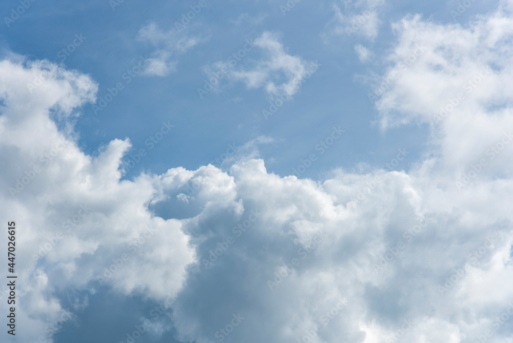 Blue sky with white clouds Blue sky with white clouds