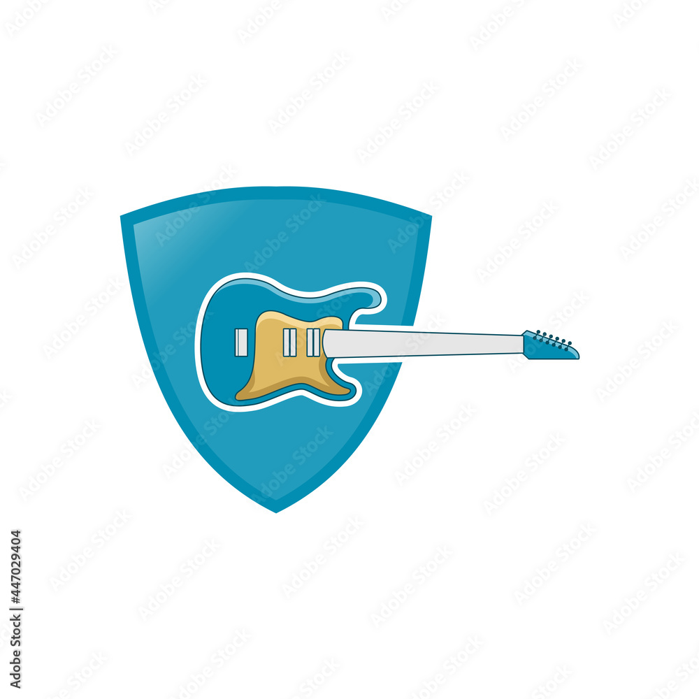 Illustration Vector Graphic of Guitar Pick Logo. Perfect to use for Music Company Illustration Vector Graphic of Guitar Pick Logo. Perfect to use for Music Company