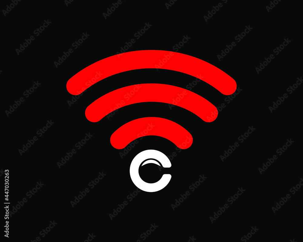 coffee and wifi logo design vector template coffee and wifi logo design vector template