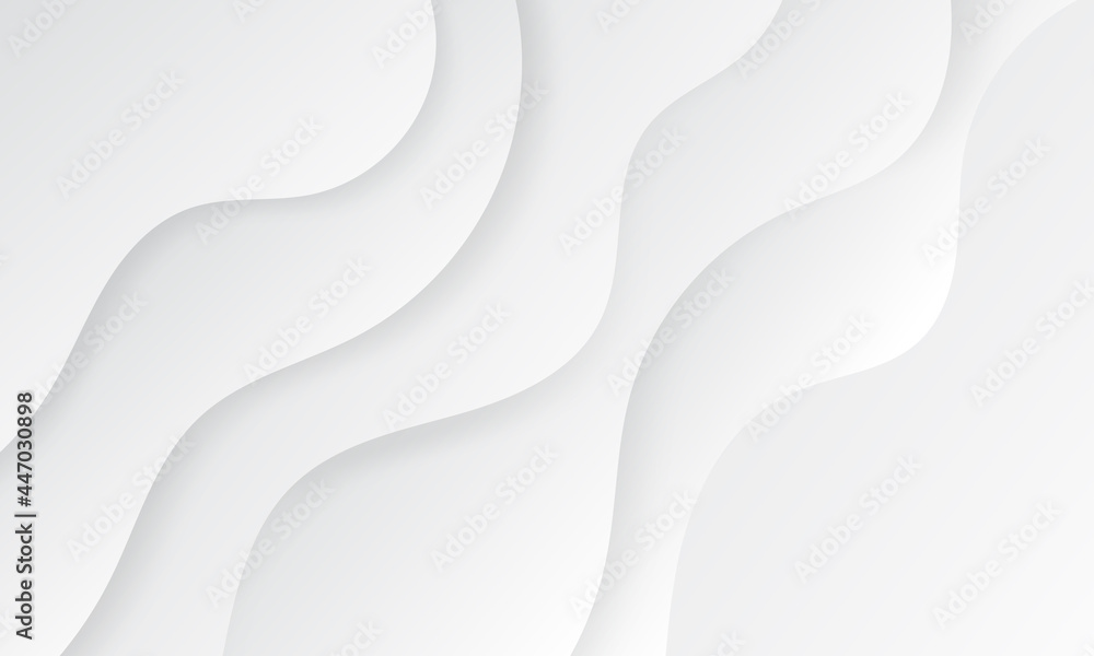 Abstract papercut background. modern wavy composition. white paper layers. Fluid shapes .Paper cut style, 3d effect imitation, space for text. Fit for banner, invitation, poster or web site design Abstract papercut background. modern wavy composition. white paper layers. Fluid shapes .Paper cut style, 3d effect imitation, space for text. Fit for banner, invitation, poster or web site design