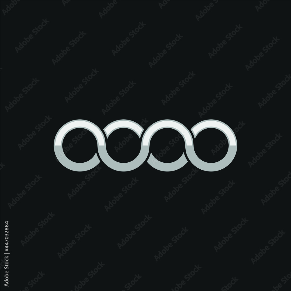 Connecting Circle Logo Design. Infinity Symbol. Vector Illustration. Connecting Circle Logo Design. Infinity Symbol. Vector Illustration.