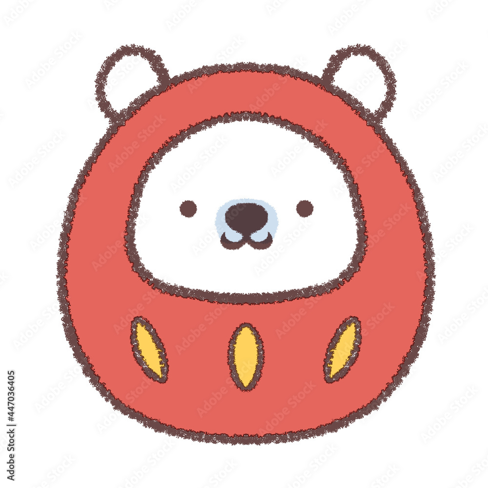 Obraz premium シロクマダルマ