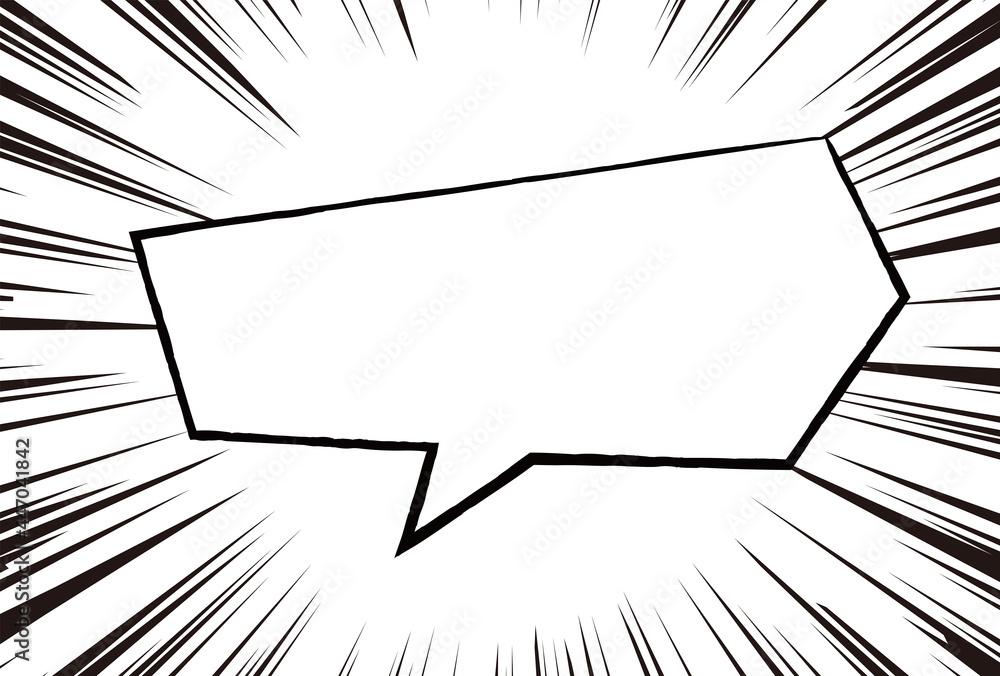 漫画の手書き吹き出し素材 Stock Vector Adobe Stock 漫画の手書き吹き出し素材 Stock Vector Adobe Stock
