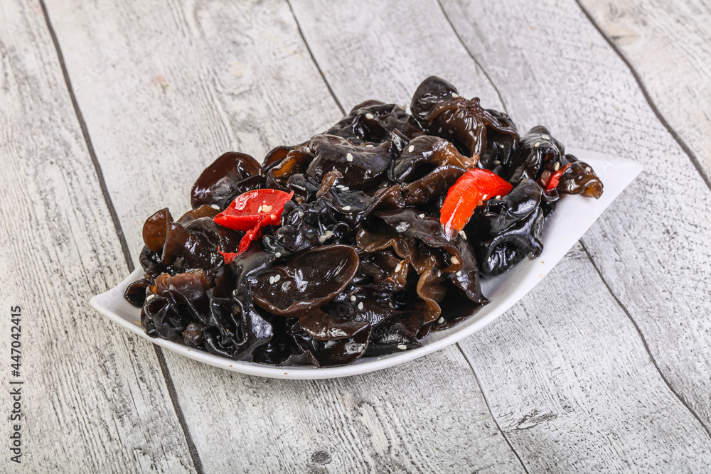 Pickled asian jelly ear fungus mushroom Pickled asian jelly ear fungus mushroom