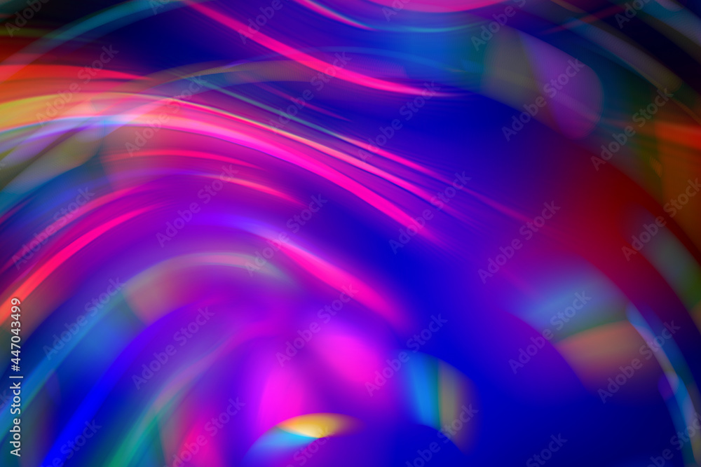 Obraz premium Abstract neon glowing textured iridescent gradient background