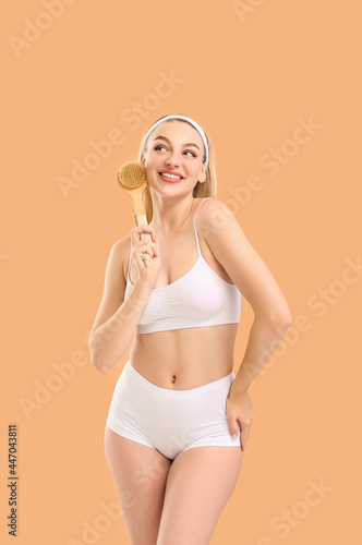 Beautiful young woman with ...