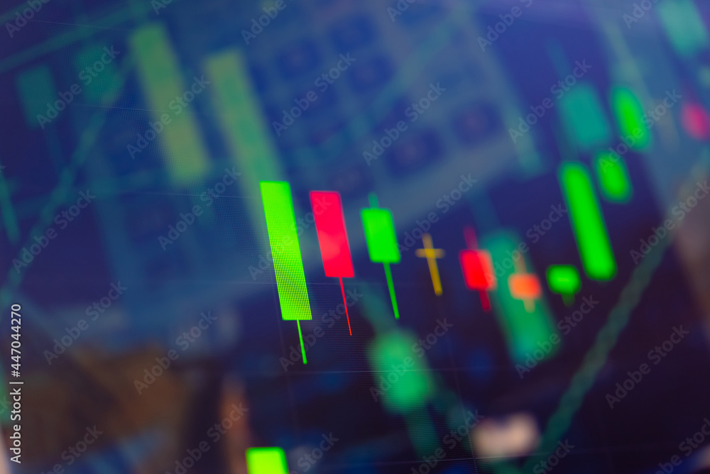 Abstract financial trading graphs and digital number of foreign exchange market trading on monitor. Background of gold and blue digital chart to represent stock market trend. Abstract financial trading graphs and digital number of foreign exchange market trading on monitor. Background of gold and blue digital chart to represent stock market trend.