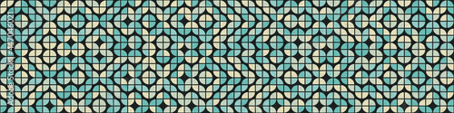 Abstract Geometric Pattern generative computational art illustration