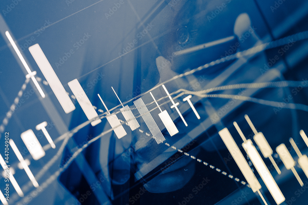 Forex market background, trading on the currency market Forex. Currency exchange rate for world currency: US Dollar, Euro, Frank, Yen. Financial, money, global finance, stock market background.
Forex market background, trading on the currency market Forex. Currency exchange rate for world currency: US Dollar, Euro, Frank, Yen. Financial, money, global finance, stock market background.