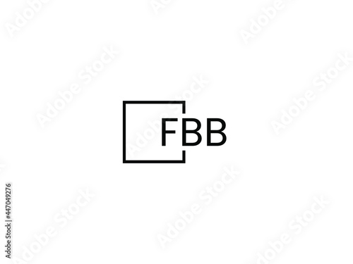 FBB Letter Initial Logo Design Vector Illustration