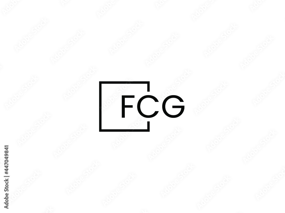 FCG Letter Initial Logo Design Vector Illustration FCG Letter Initial Logo Design Vector Illustration