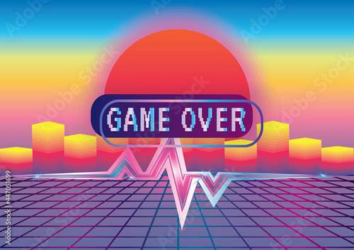 Game zone game icon background vector