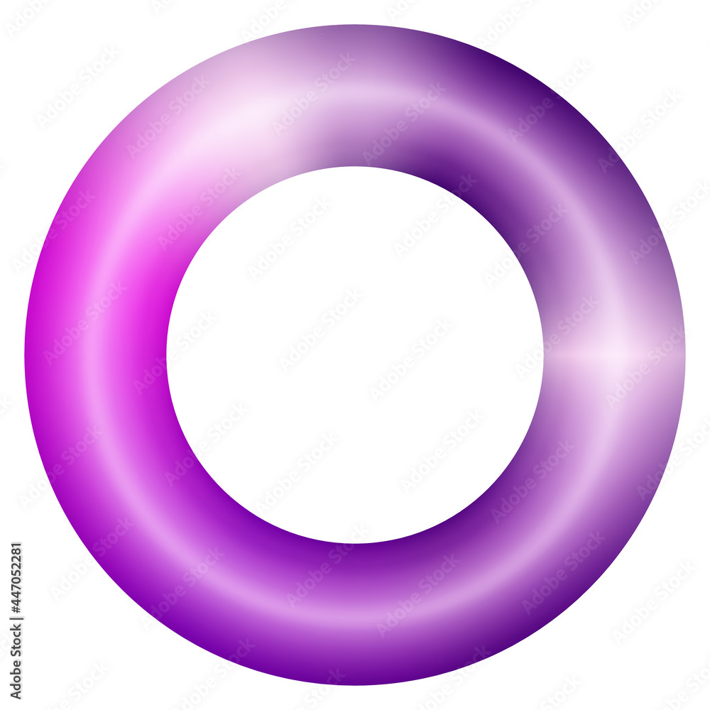 Glowing bright neon torus. Abstract background for fashion trend poster Glowing bright neon torus. Abstract background for fashion trend poster