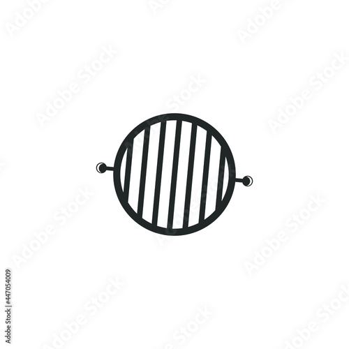 Wallpaper Mural barbecue grill icon symbol, chef kitchen utencil logo Torontodigital.ca