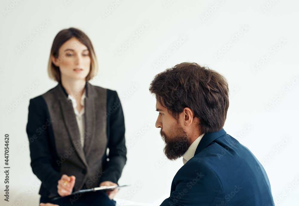 work colleagues communication officials team work