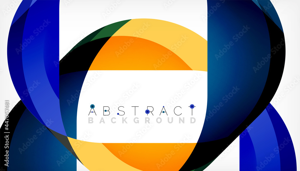 Abstract square shape with overlapping waves, minimal geometric background. Vector Illustration For Wallpaper, Banner, Background, Landing Page Abstract square shape with overlapping waves, minimal geometric background. Vector Illustration For Wallpaper, Banner, Background, Landing Page