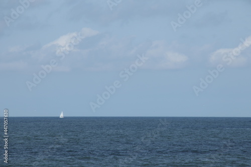 sailing boat on the sea © Raibkashi