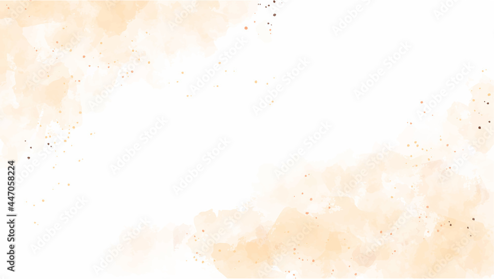 watercolor light brown dust autumn abstract  background - obrazy, fototapety, plakaty 