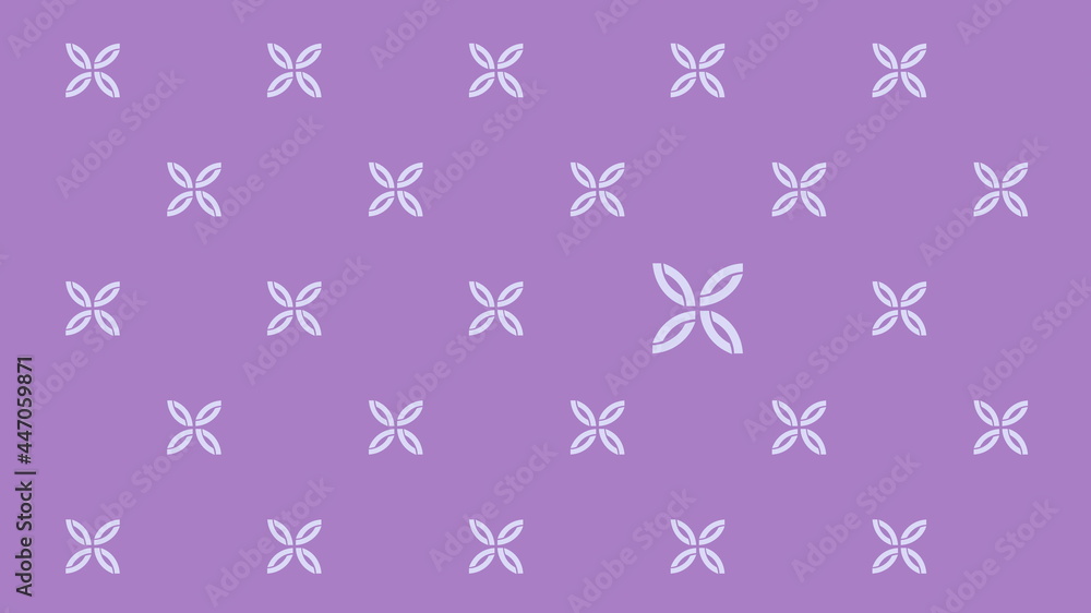 Purple Flowers Pattern Background Purple Flowers Pattern Background