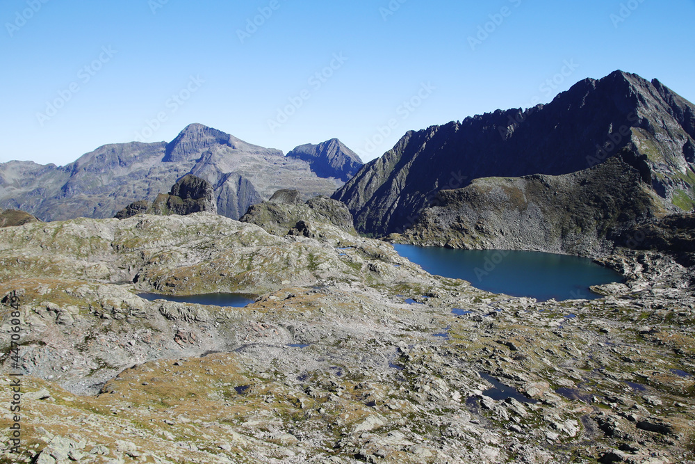 Mountain view in Klafferkessel, Austria