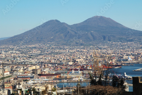 Napoli panorama opening from Saint Elmo Castle photo