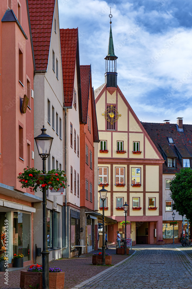 Gemünden am Main, Altstadt und Rathaus