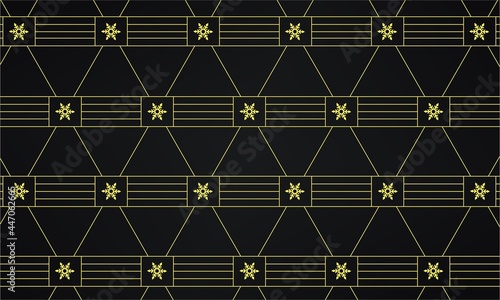 golden and black glamor pattern background